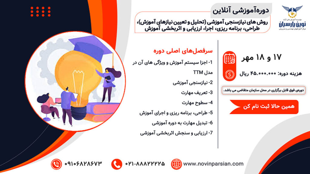 دوره آموزش روش‌های نیازسنجی آموزشی